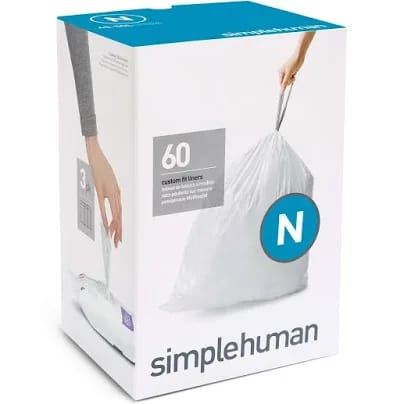 Simple Human Bin Liners 13 Gallon 60pack - Home Magic