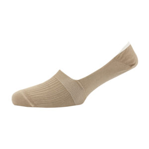 CORGI SOCKS-Men's Rib Mercerised Cotton Invisible Socks.