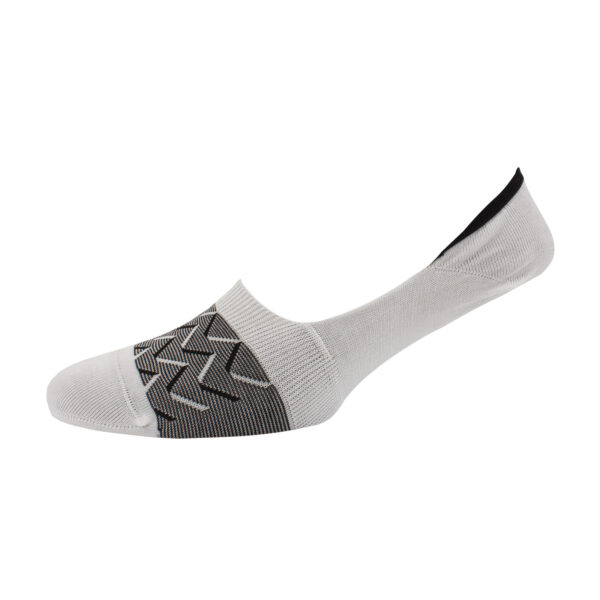 CORGI SOCKS-Men's Rib Mercerised Cotton Invisible Socks. - Image 3